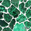 Malachite Slice (1 Piece) Size 3 to 4 Inches Polished Crystal Gemstone Slab