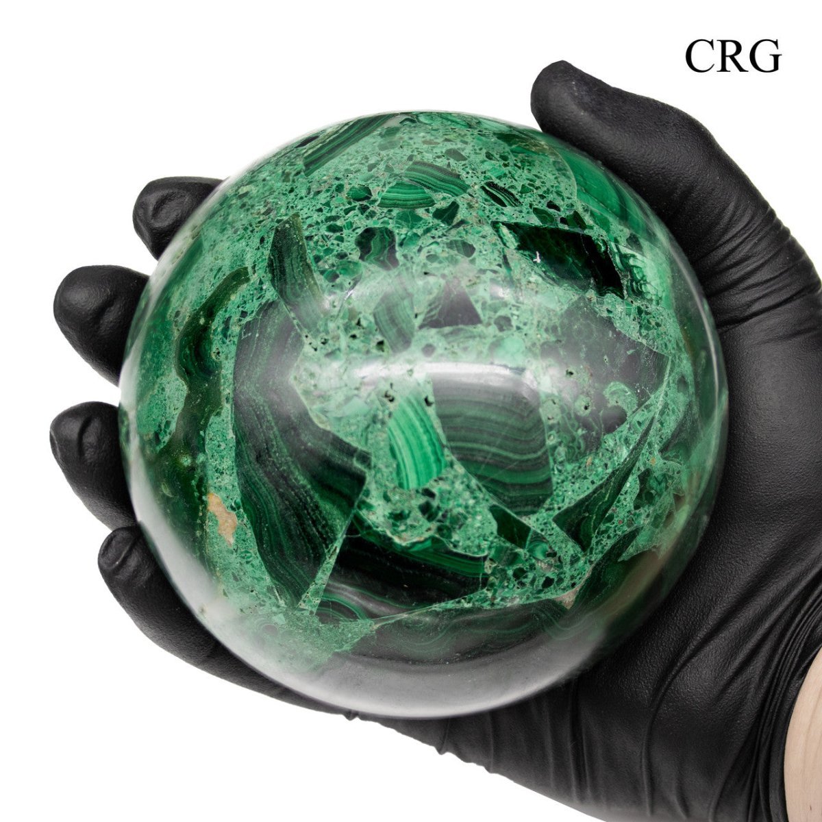 Malachite Sphere (1 Piece) Size 9-10 cm Crystal Gemstone Ball
