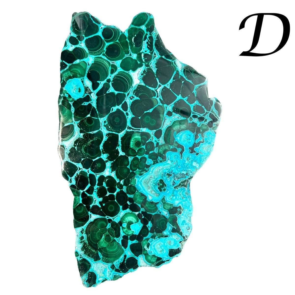 Malachite with Chrysocolla Slab Bulk Wholesale Crystals Minerals Gemstones