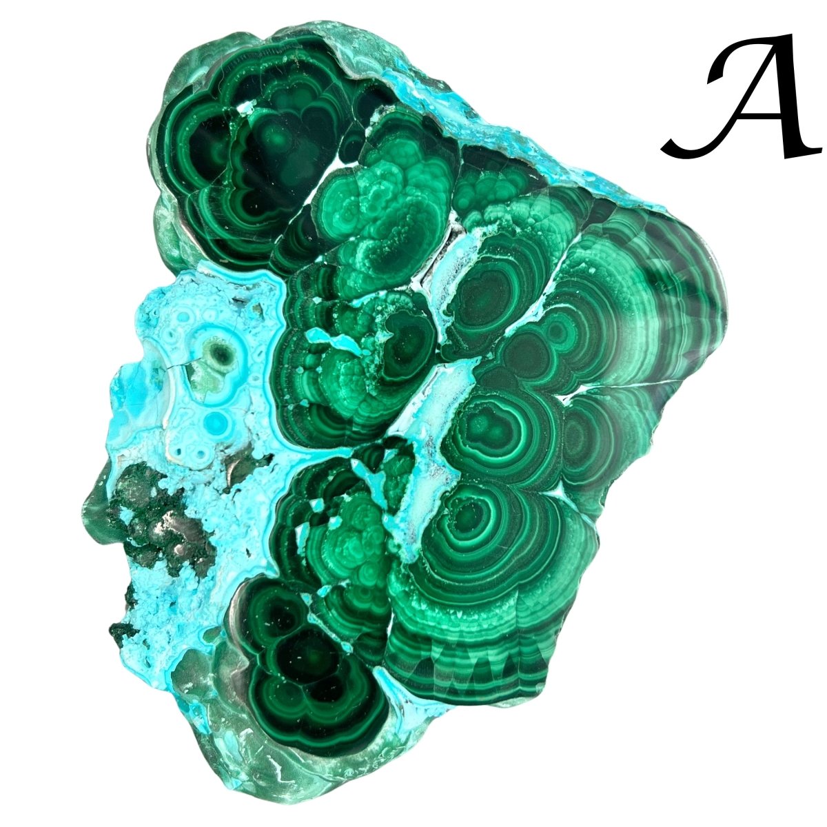Malachite with Chrysocolla Slab Bulk Wholesale Crystals Minerals Gemstones