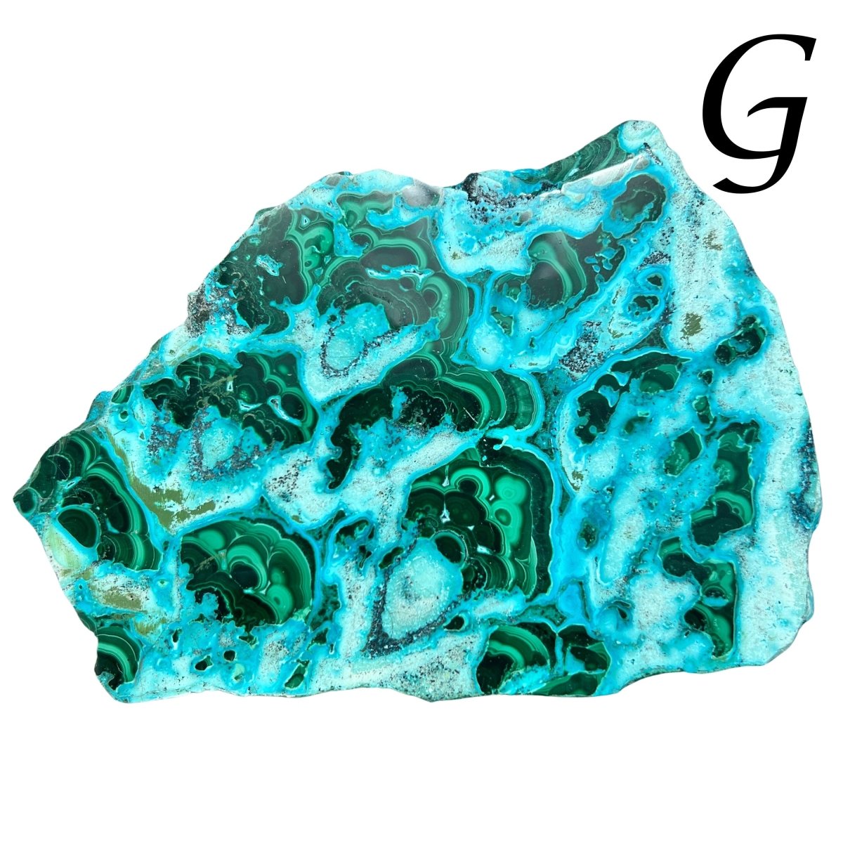 Malachite with Chrysocolla Slab Bulk Wholesale Crystals Minerals Gemstones