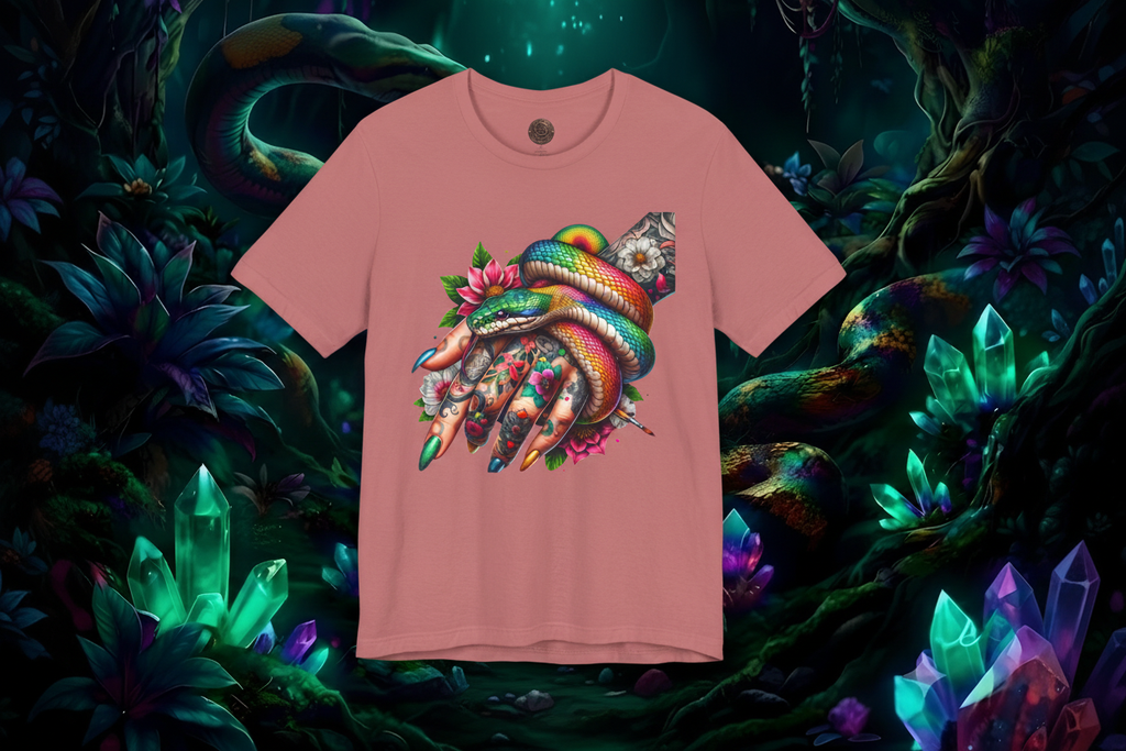 Mauve Constrictor Tee - Enchanted Forest
