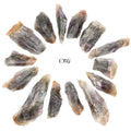 Melody Raw Stone Points (Super 7) (1 Pound) Size 2 to 4 Inches Bulk Wholesale Lot Crystal Minerals