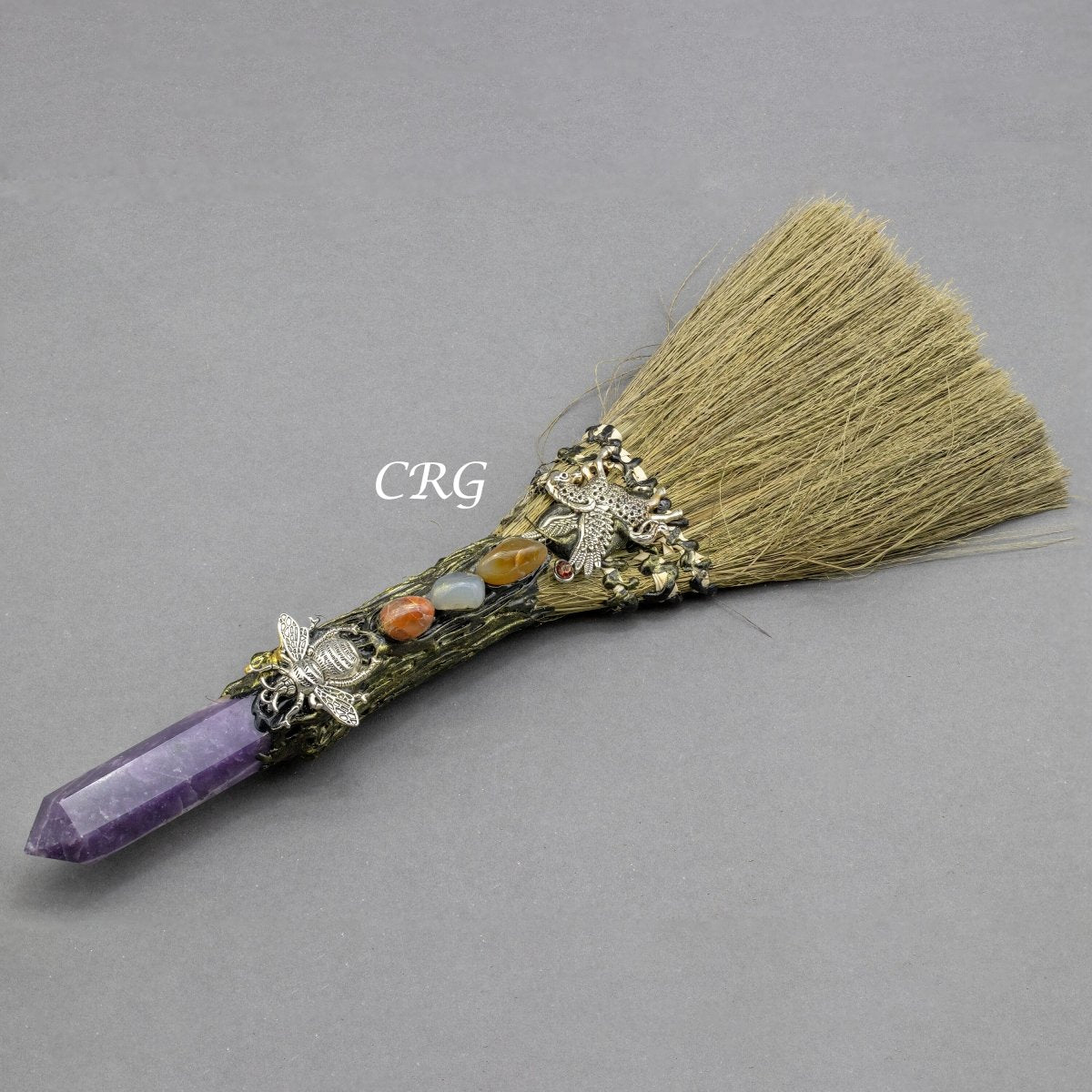 Mixed Gemstone Broom Wand 1 qty