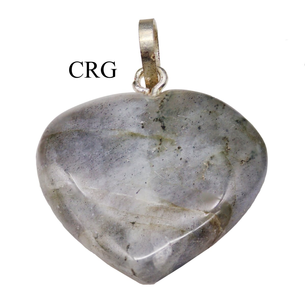 Mixed Gemstone Heart Pendants with Silver and Gold Bails (20 Pieces) Size 0.5 to 1 Inch (INJD)