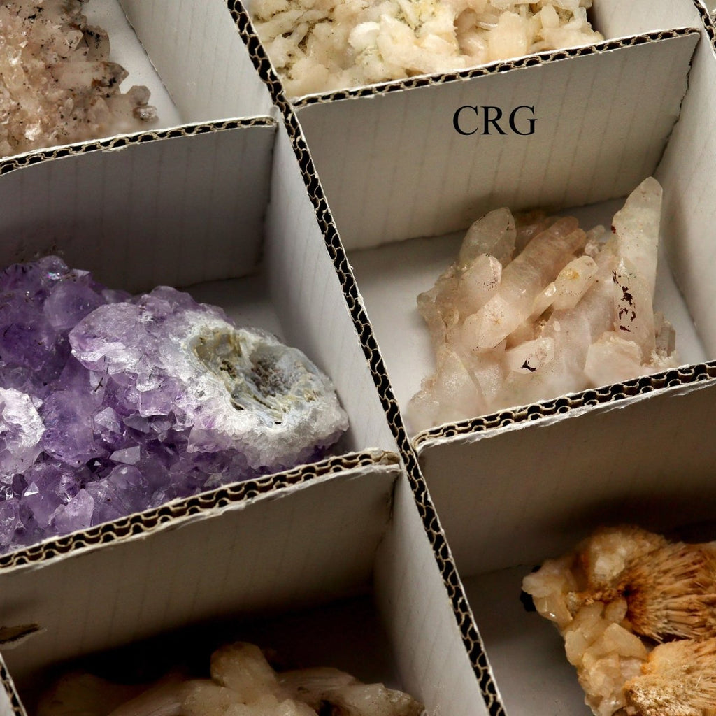 Mixed Zeolite Specimens / 2.5-4" AVG - 12 PIECE FLAT