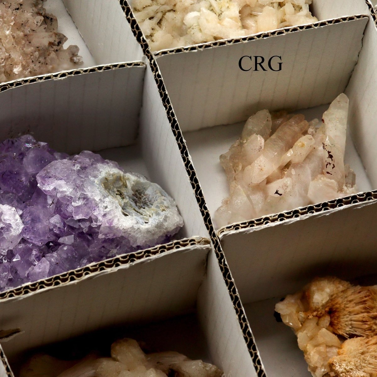 Mixed Zeolite Specimens / 2.5-4" AVG - 12 PIECE FLAT