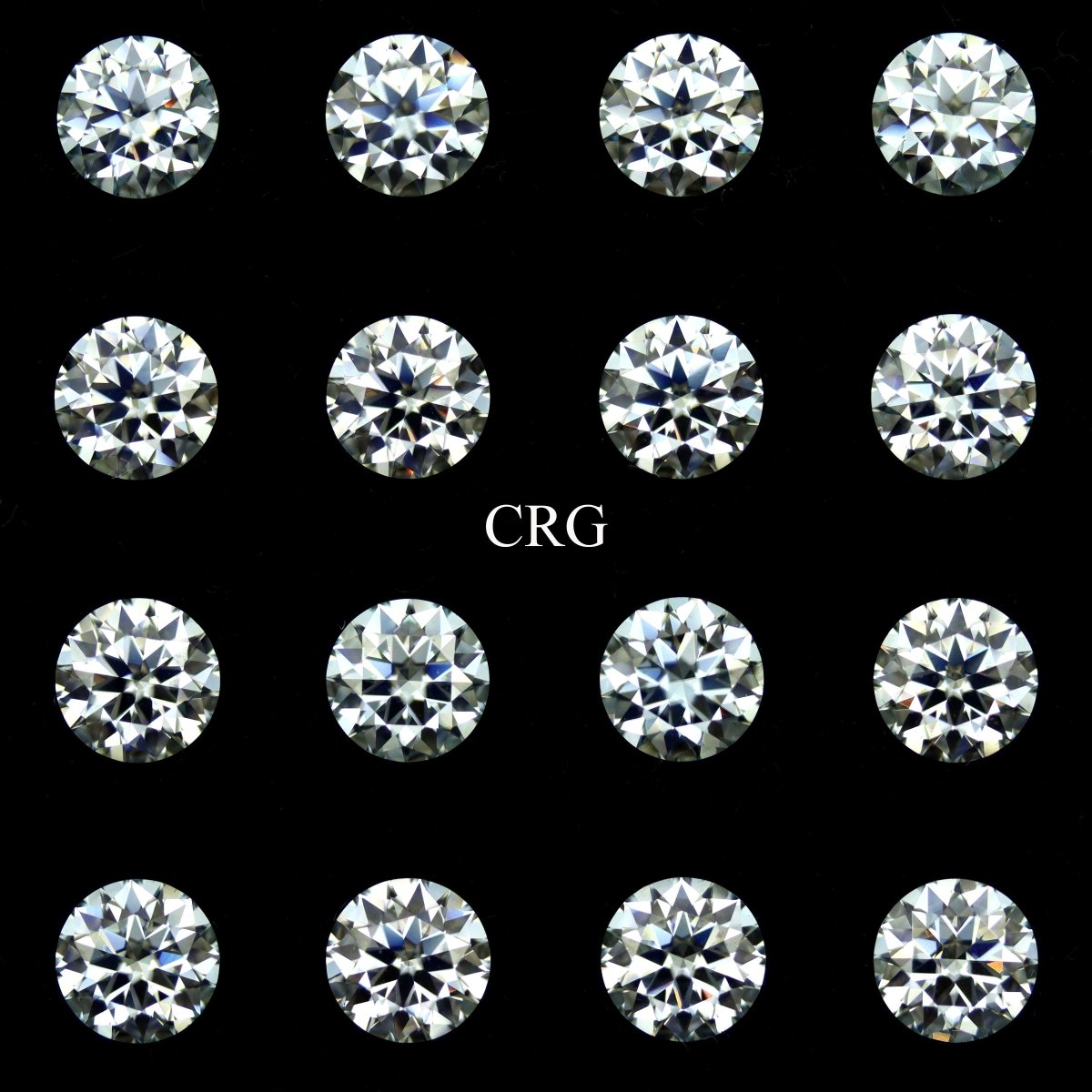Moissanite Diamond (1 Piece) Size 6.3 to 6.5 mm Clear Faceted Crystal