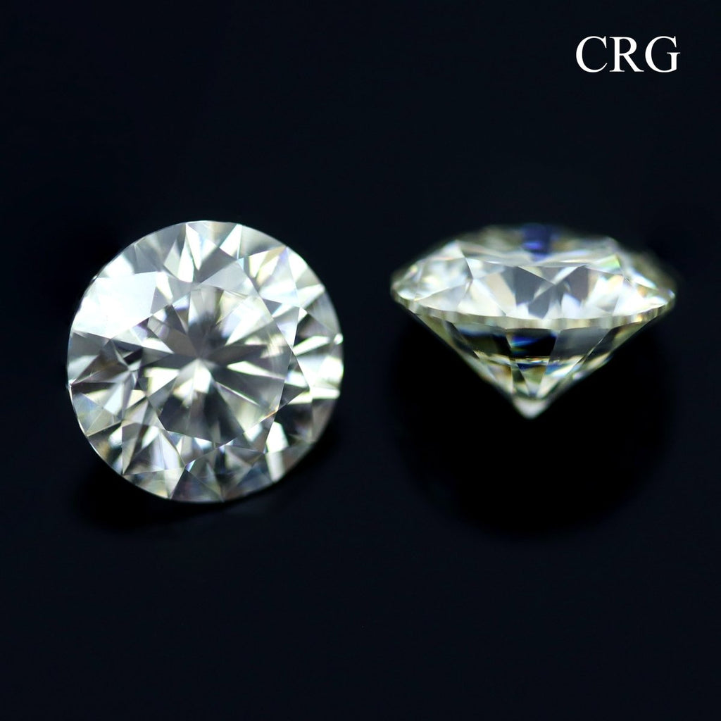 Moissanite Diamond (1 Piece) Size 6.3 to 6.5 mm Clear Faceted Crystal