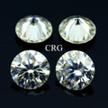 Moissanite Diamond (1 Piece) Size 8 mm Clear Faceted Crystals