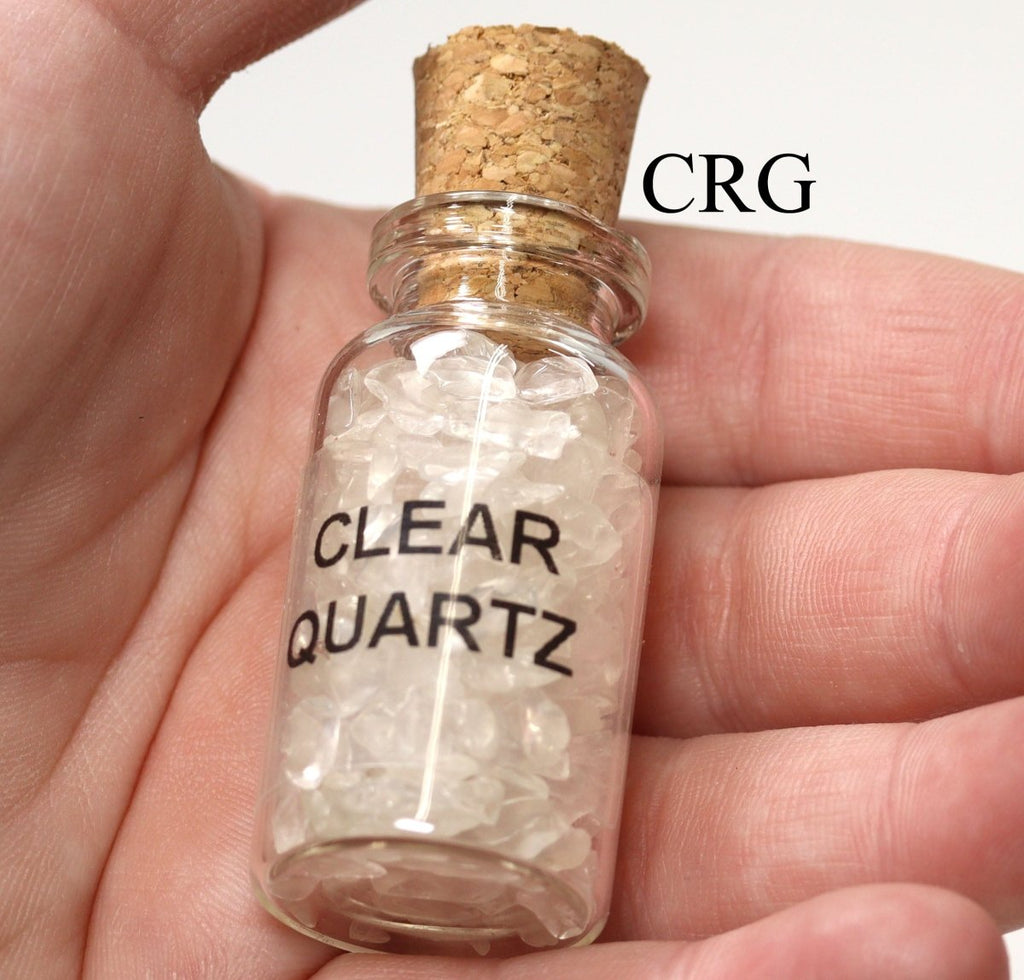 MOON SET - Assorted Gemstone Chip Bottles / 15 PC Set