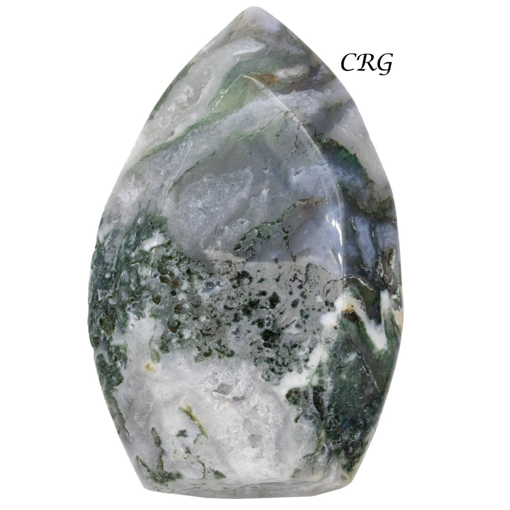 Moss Agate Flames 1 Kilo Lot