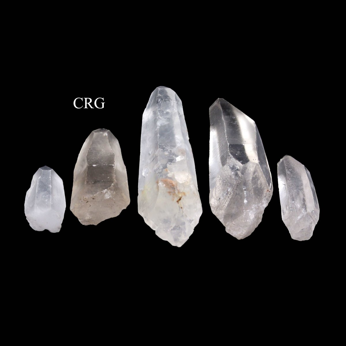 Natural Crystal Quartz Laser Points / B Grade / 0.5-2.5" AVG - 1 KILO LOT