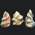 Ocean Jasper Twisted Flame (1 Piece)