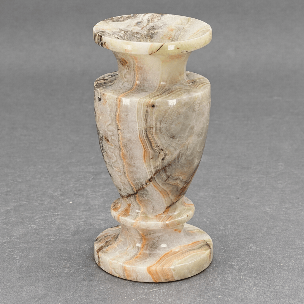 Onyx Candle Vase (6 Inches) Gemstone Home Decor