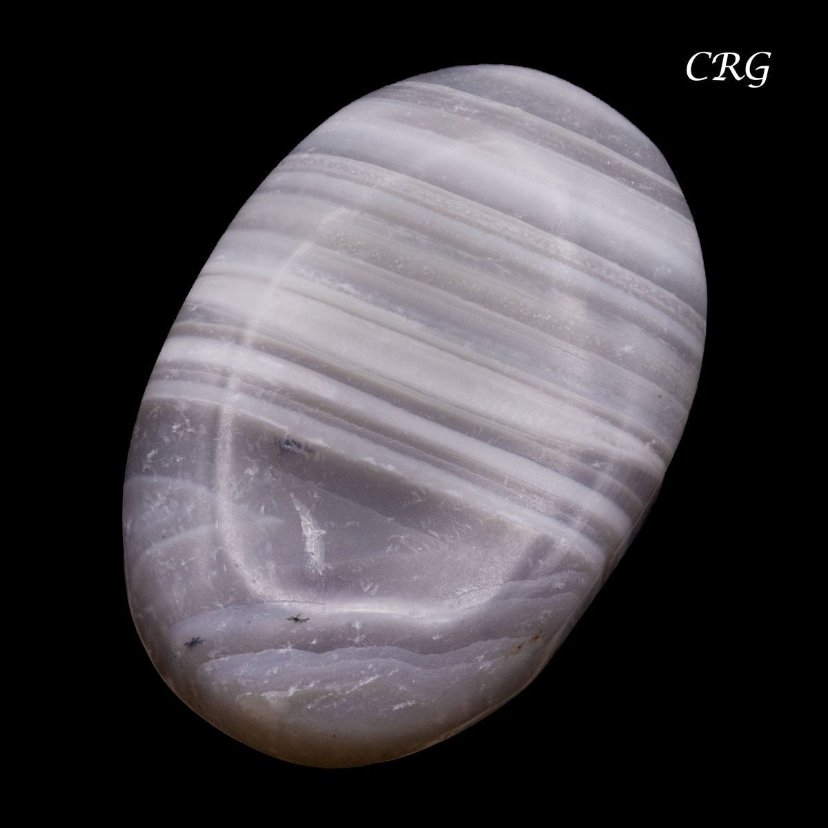 Onyx Gray Banded Cabochons (75 Grams) Mixed Sizes Bulk Wholesale Lot Crystal Minerals