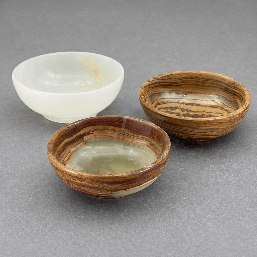 Onyx Round Bowl (4 inches) Gemstone Home Decor