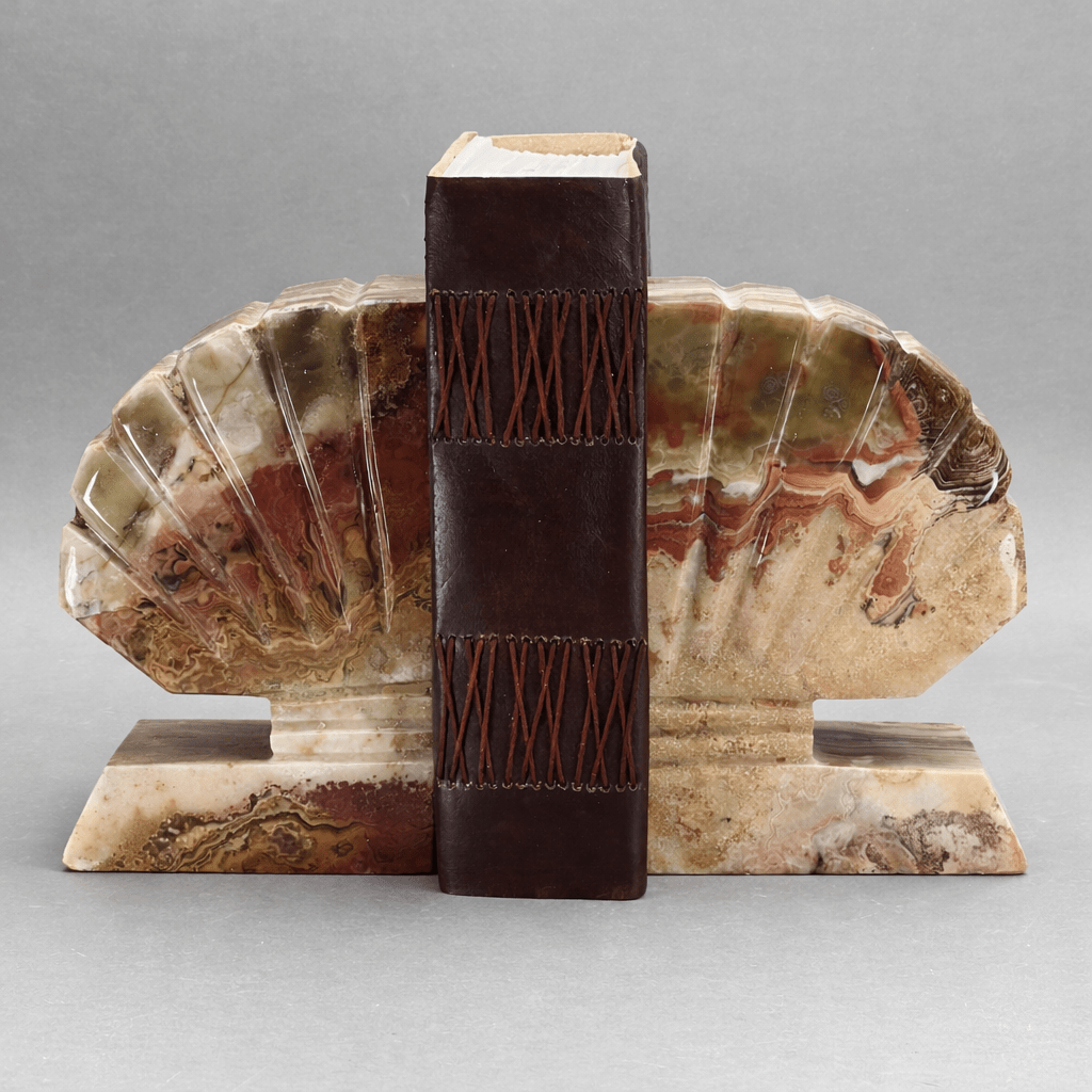 Onyx Shell Bookend (8 Inches) Gemstone Home Decor
