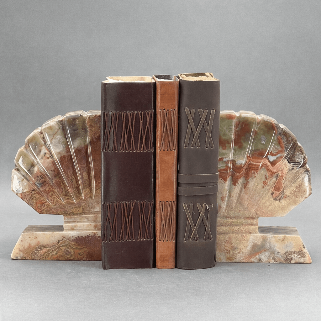Onyx Shell Bookend (8 Inches) Gemstone Home Decor