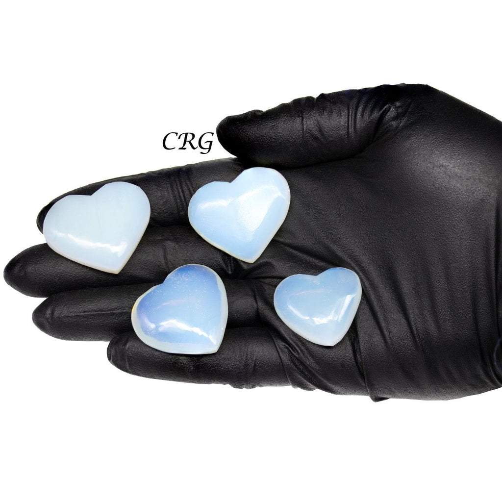 Opalite Puffy Heart (1 Piece) Size 1 to 1.5 Inches Crystal Gemstone Shape