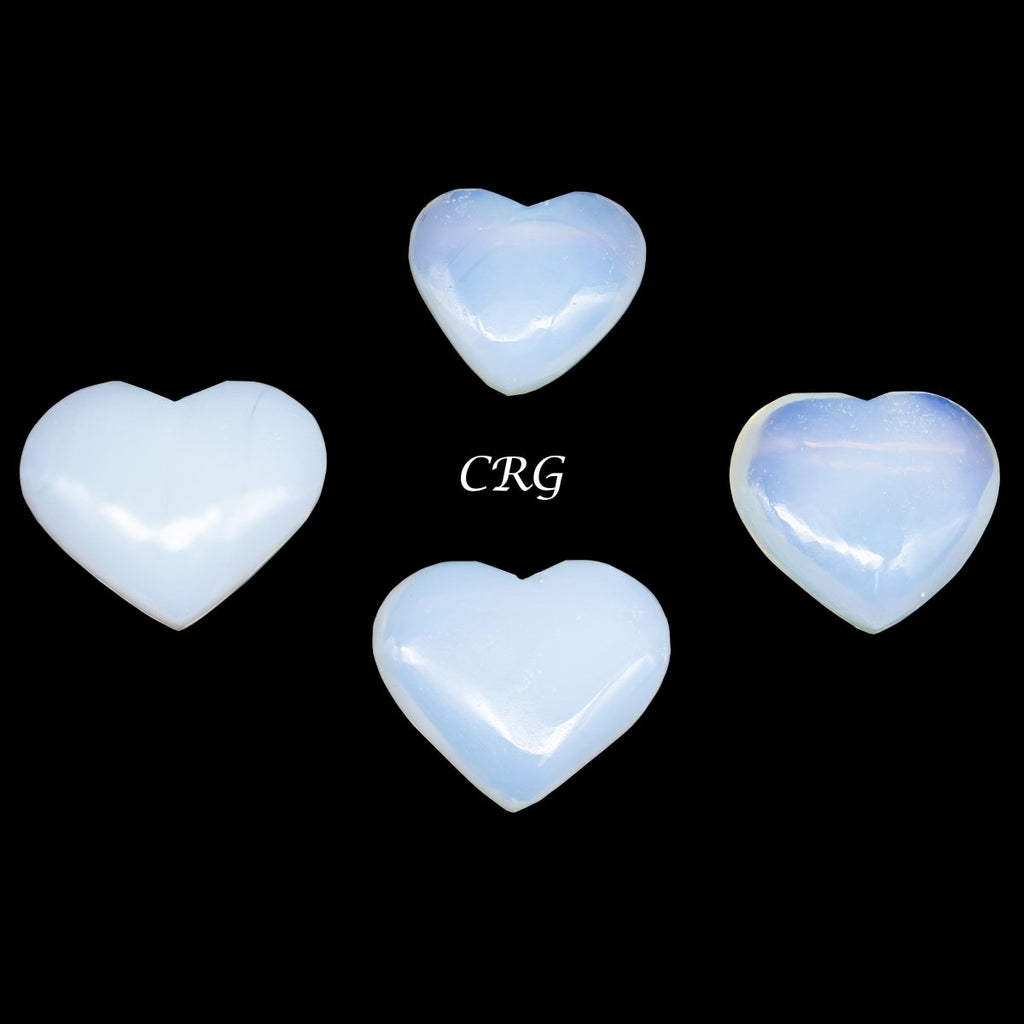 Opalite Puffy Heart (1 Piece) Size 1 to 1.5 Inches Crystal Gemstone Shape
