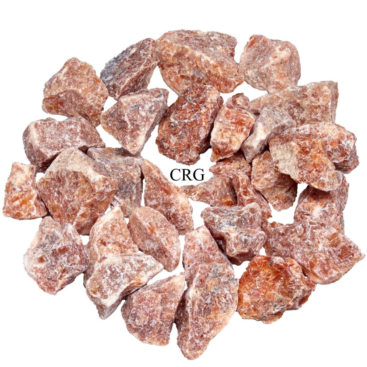 Orange Orchid Calcite Rough (Size 20 to 40 mm) Wholesale Raw Crystals Minerals Gemstones
