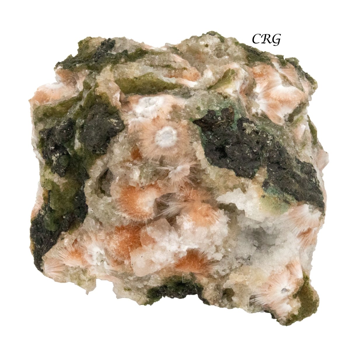 Orange Thomsonite (1 Piece) Size 1.5 Inches Crystal Gemstone Mineral