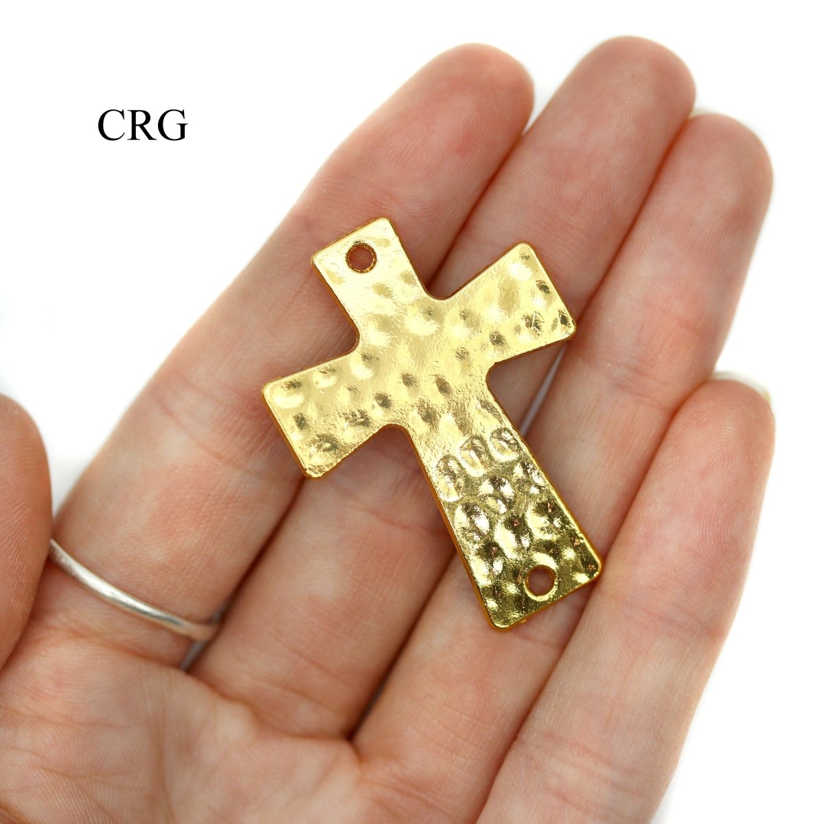 PACK OF 10 - Cross Connector Charm/Pendant / 37x28mm avg