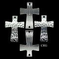 PACK OF 10 - Cross Connector Charm/Pendant / 37x28mm avg