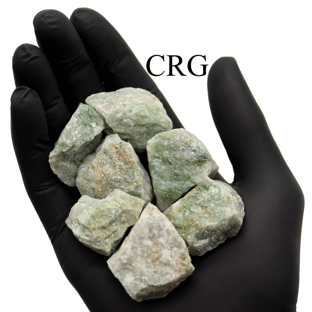 Light Green Aventurine Rough (Size 25 to 40 mm) Bulk Wholesale Lot Crystals Minerals