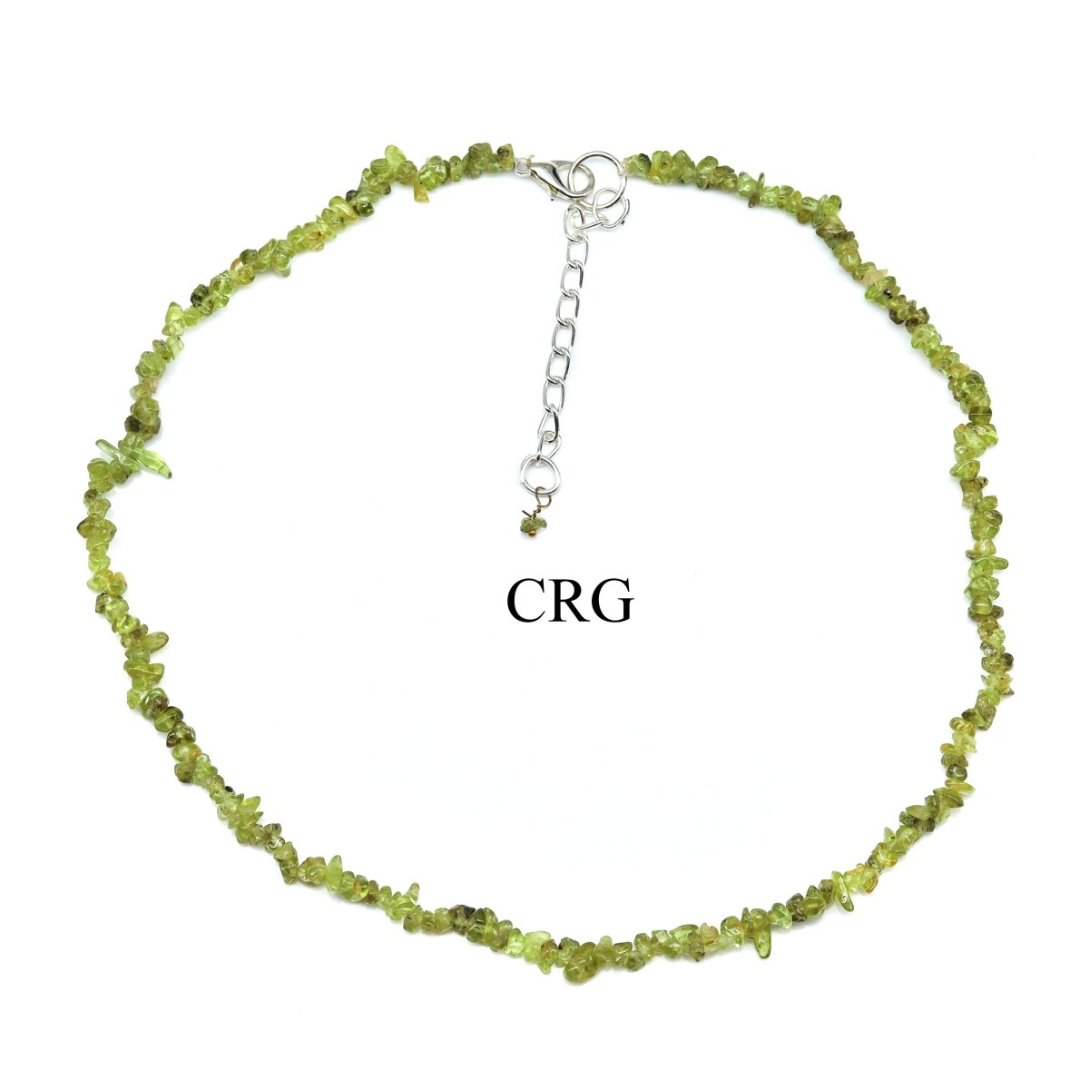 Peridot Inspired Strand Chip Choker Necklace (16 Inches) (4 Pieces) (INJD)