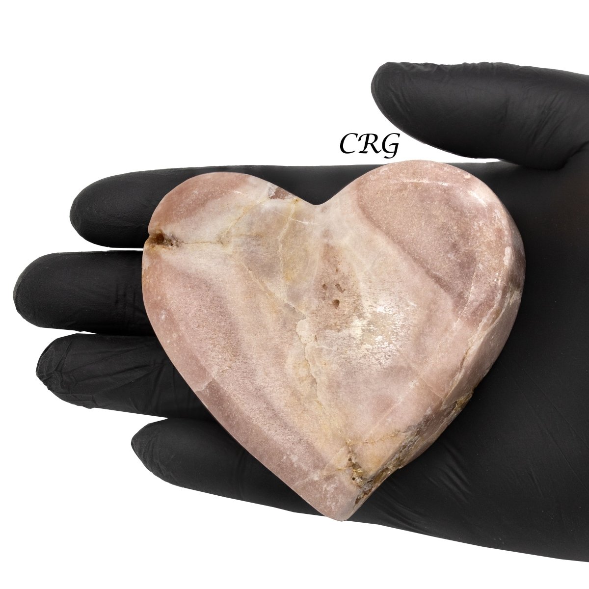 Pink Amethyst Hearts (1 Kilogram) Size 2 to 5 Inches Large Crystal Gemstone Shape
