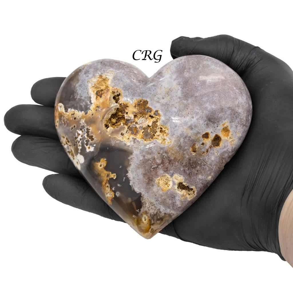 Pink Amethyst Hearts (1 Kilogram) Size 2 to 5 Inches Large Crystal Gemstone Shape