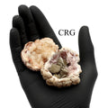 Pink Amethyst with Calcite Inclusions / 2-4" AVG - 24 PIECE FLAT