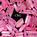 Pink Aura Quartz Points (1 Pound) Size 1 to 2 Inches Bulk Wholesale Lot Crystal Minerals