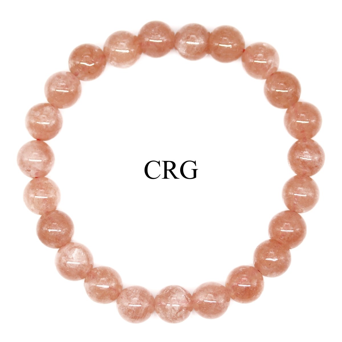Pink Aventurine Round Bead Stretch Bracelet (8 mm) (1 Piece)