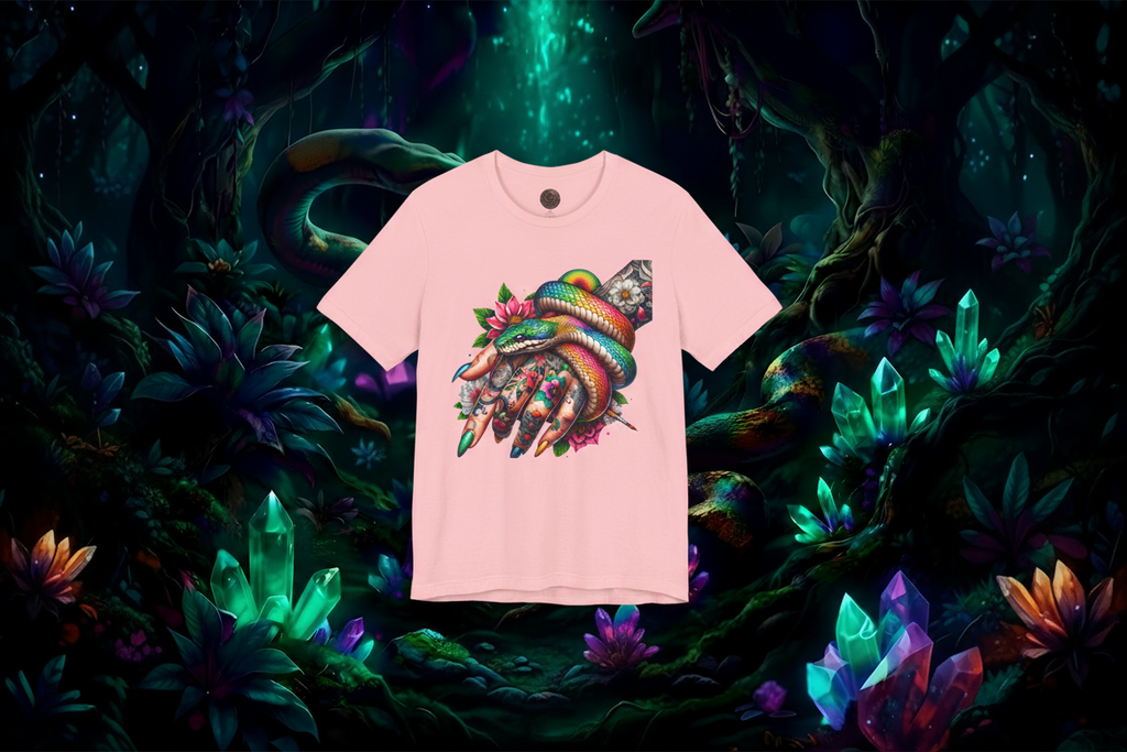 Pink Constrictor Tee - Enchanted Forest
