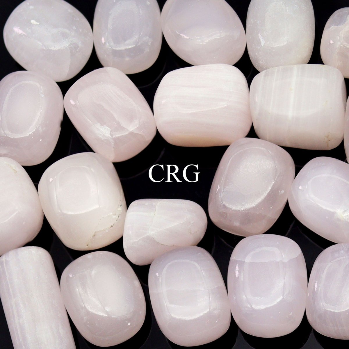 Pink Mangano Calcite Tumbled 1 to 2 inch Bulk Wholesale Lot (1 Kilogram)