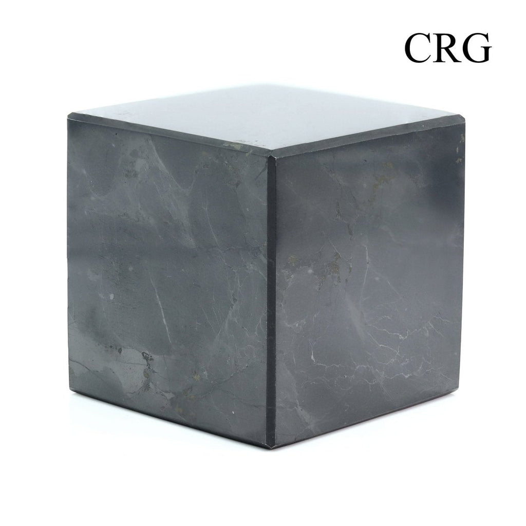 Polished Russian Shungite Cube 7 cm - Qty. 1