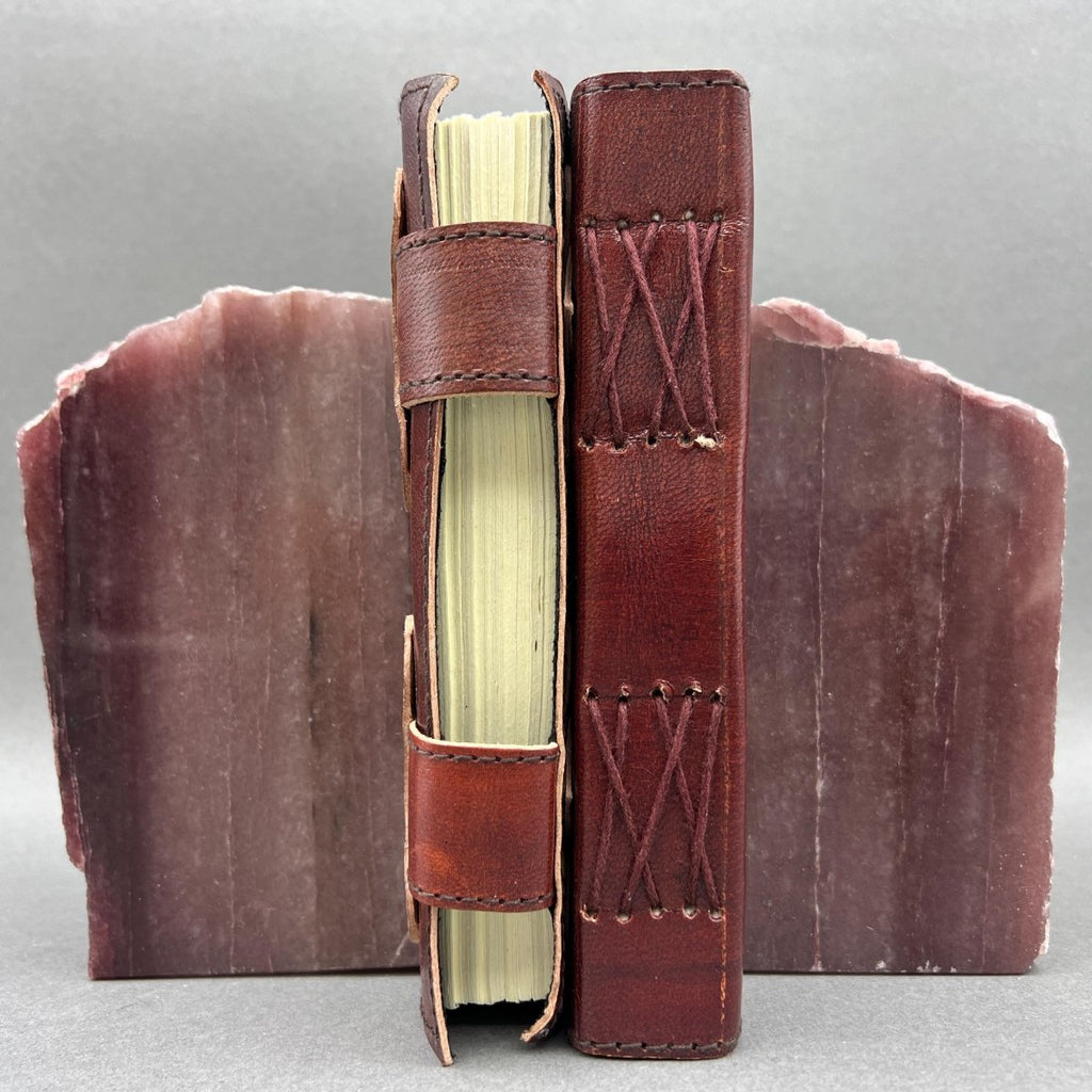 Polished Strawberry Quartz Bookends (4-8") AVG (1 Pair) Gemstone Home Decor Wholesale Crystal Supply