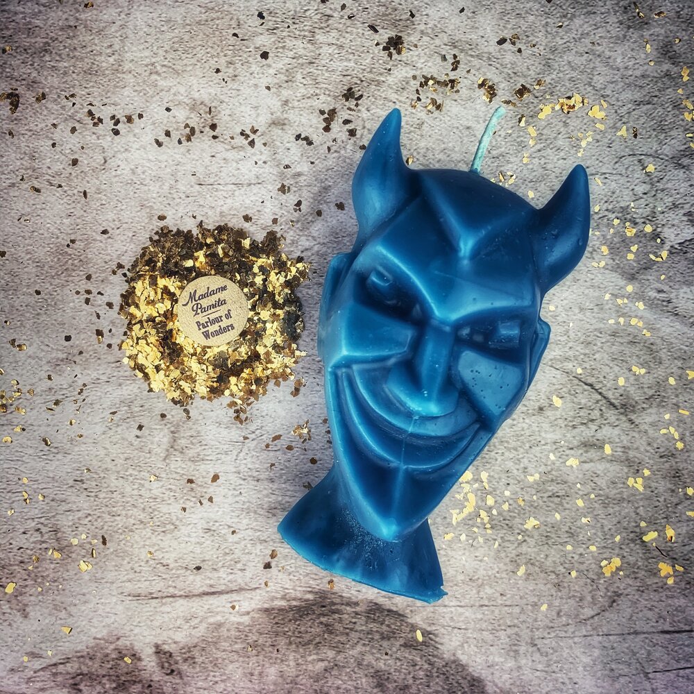 Run Devil Run Candle Spell Kit - Banish Evil or Invoke Trickster Magic