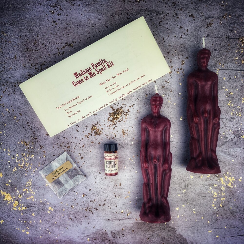 Come to Me Candle Spell Kit Male/Male - Attract Love & Passion