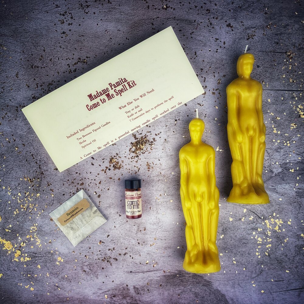 Come to Me Candle Spell Kit Male/Male - Attract Love & Passion