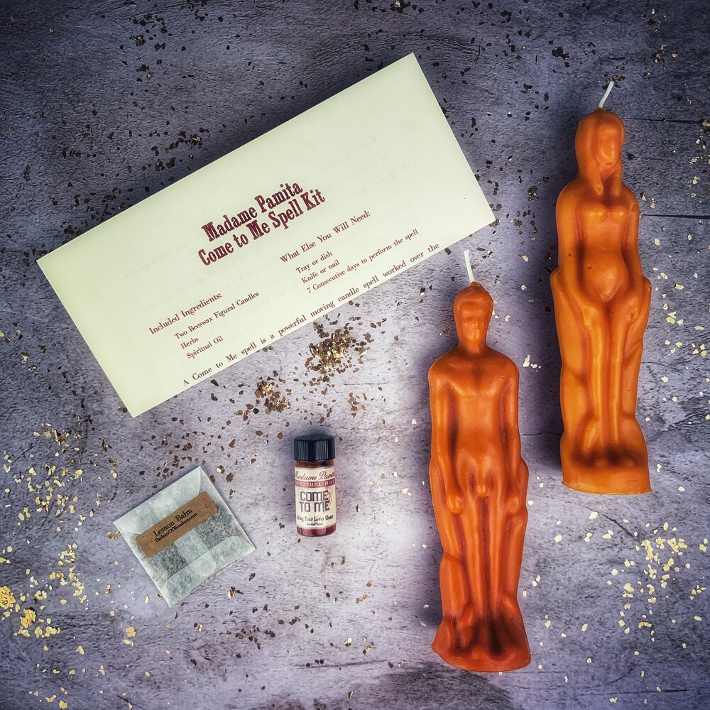 Come to Me Candle Spell Kit Male/Female - Attract Love & Passion