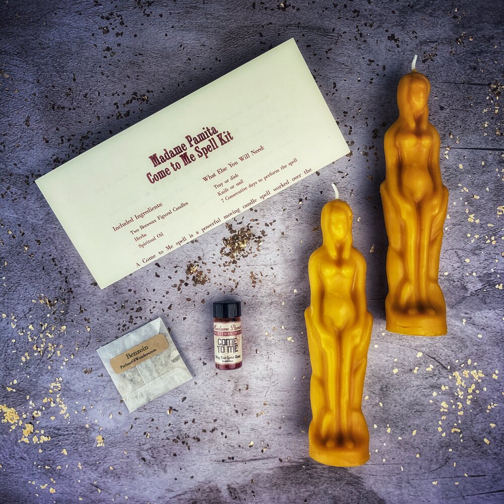 Come to Me Candle Spell Kit Female/Female - Attract Love & Passion