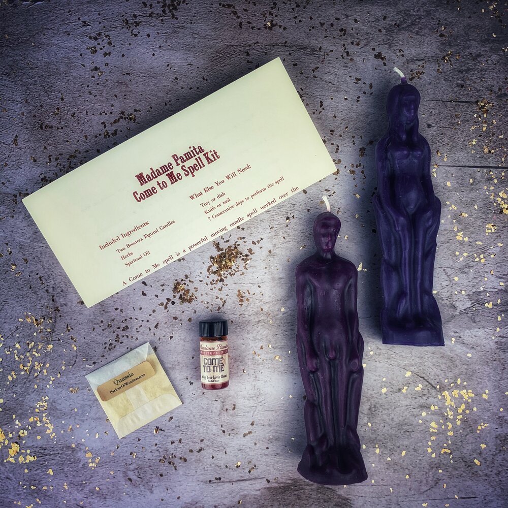 Come to Me Candle Spell Kit Male/Female - Attract Love & Passion