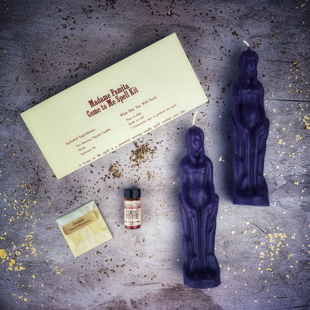 Come to Me Candle Spell Kit Female/Female - Attract Love & Passion