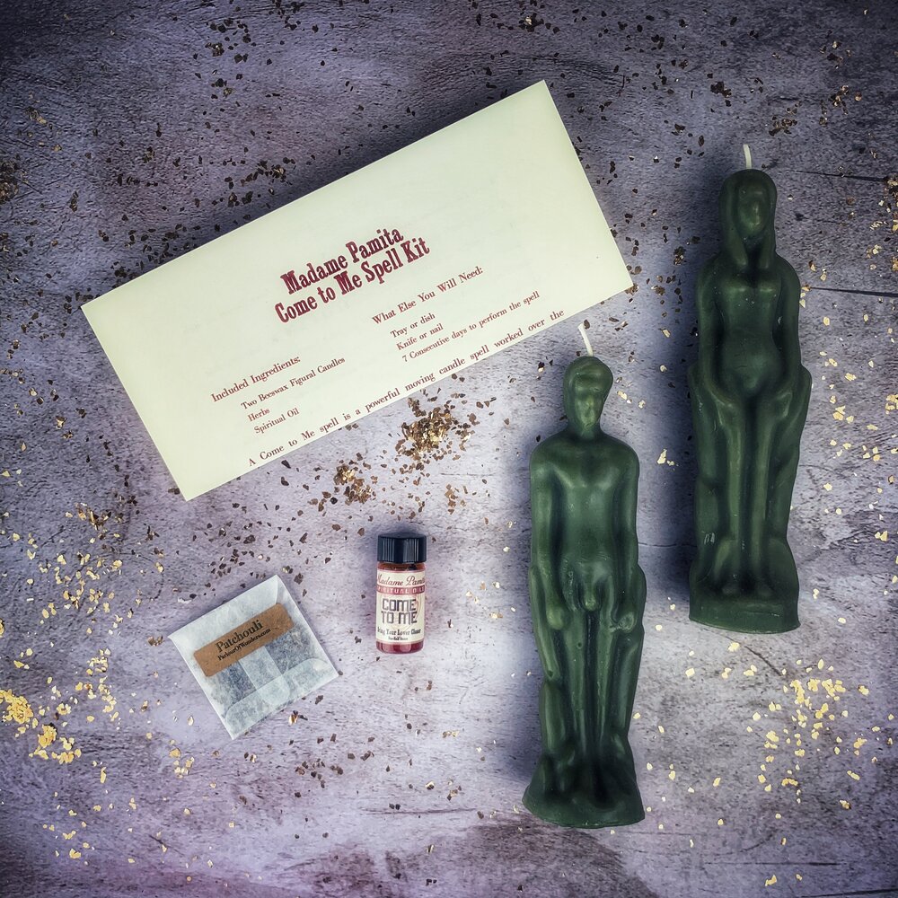 Come to Me Candle Spell Kit Male/Female - Attract Love & Passion