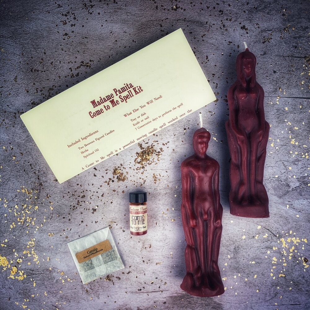 Come to Me Candle Spell Kit Male/Female - Attract Love & Passion