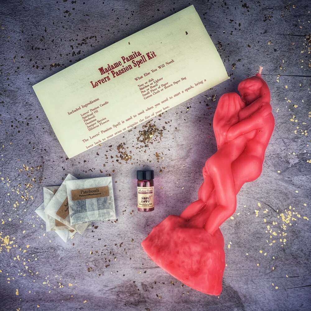 Lovers Passion Candle Spell Kit - Ignite Romance & Desire